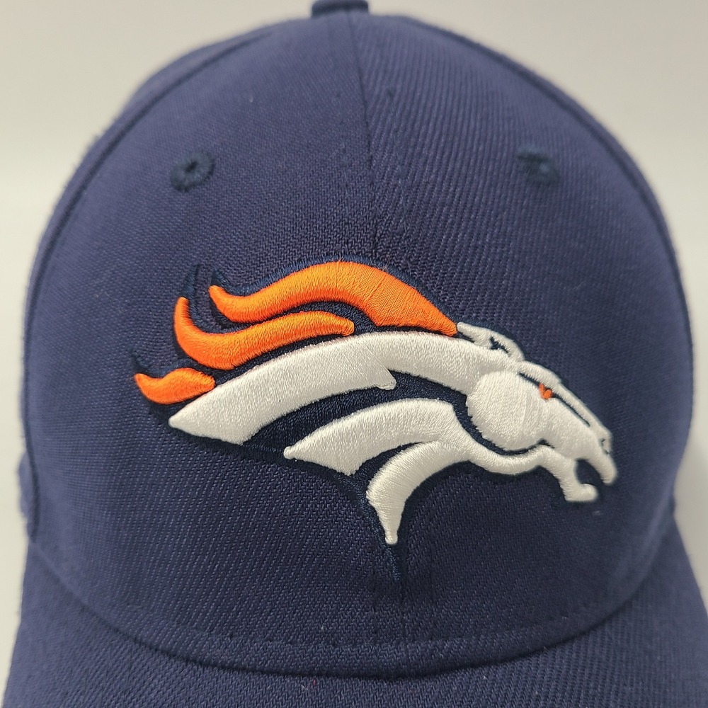 Denver Broncos Hat Fitted L-XL New Era 39Thirty‎ Blue NFL Football Logo Flex Men - Picture 4 of 12